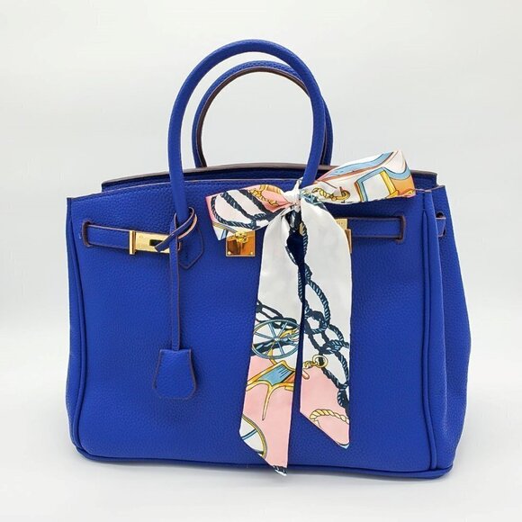 Skinny Scarf | Hand Bag, Neck Scarf (2 pieces) - Color Set #21 / Brand NEW - Picture 2 of 13